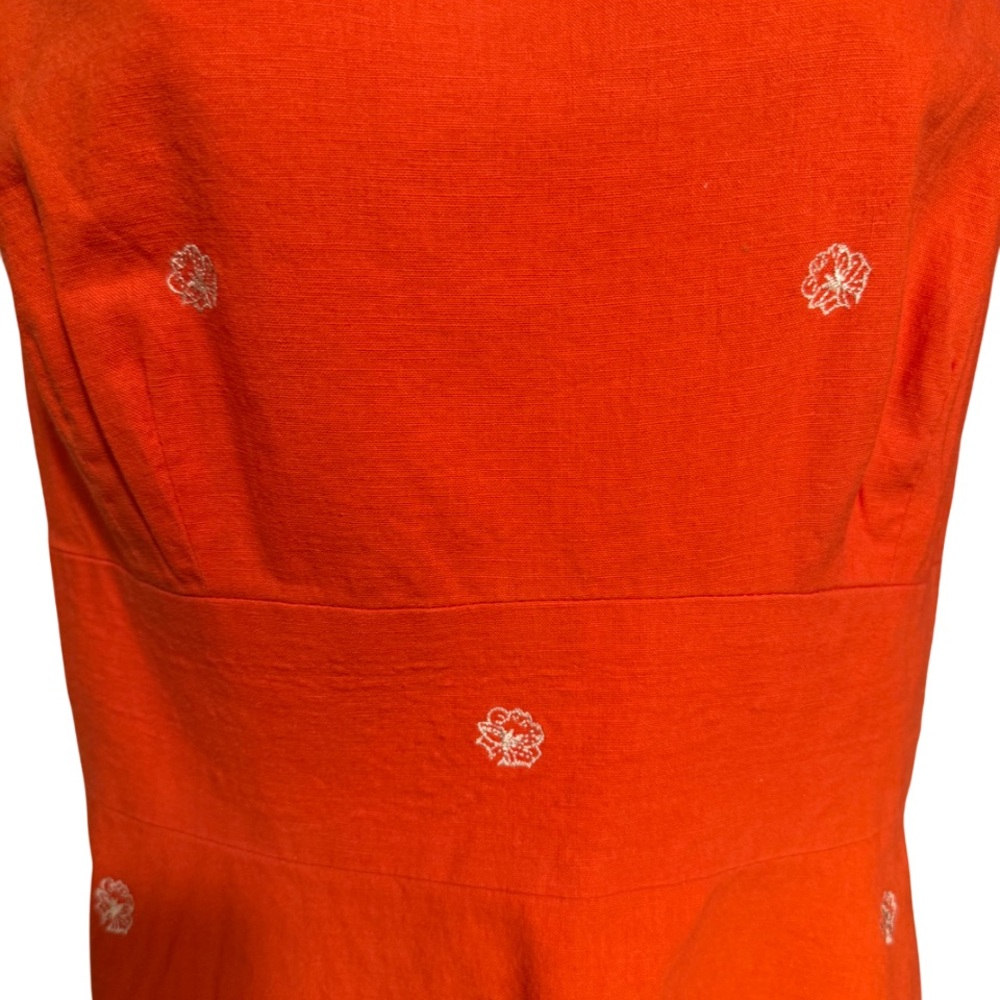 Coldwater Creek Sleeveless Floral Embroidered Dress. Size 16 - Picture 6 of 9